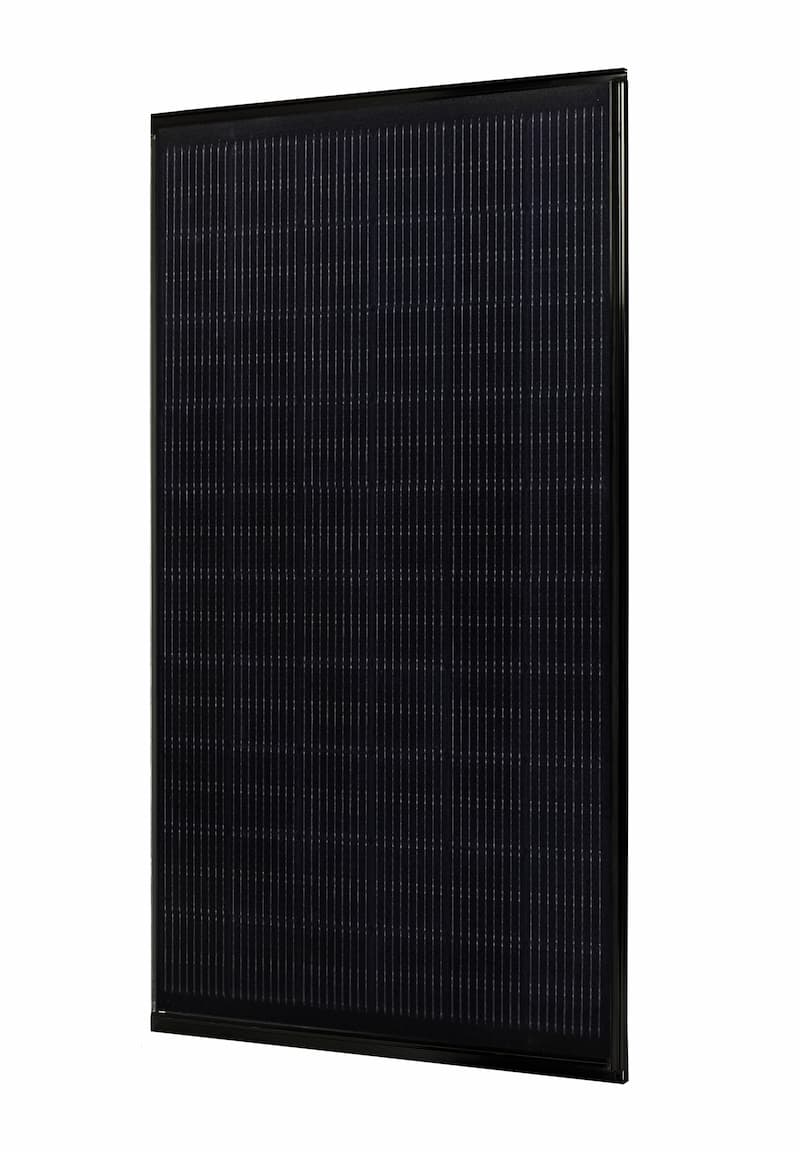 glass glass solar panel solid solrif full black